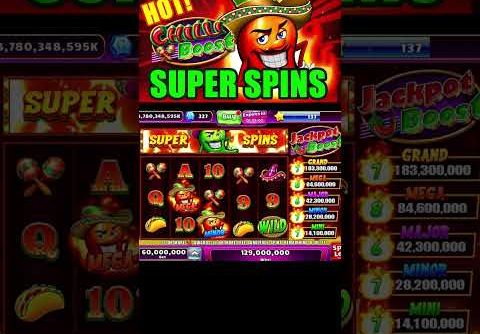Super Spin Chilli Slot Machine Las Vegas Casino BIGGEST JACKPOT HUGE WIN FREE GAMES Rich Party