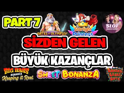 SİZDEN GELEN KAZANÇLAR SERİSİ PART 7 | Slot Big Win | Slot Oyunları Küçük Kasa Büyük Kazançlar