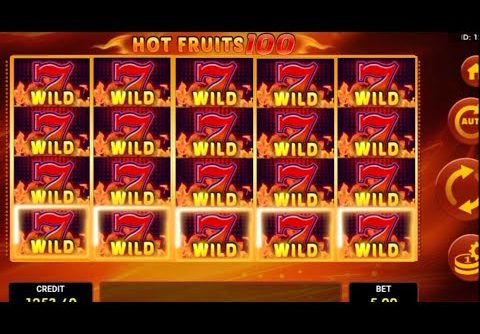 SLOT HOT FRUITS 100 CASINO/ مهبول سبايع يلهب الكازينو 🔥🔥 making fire in casino