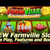 NEW Farmville Golden Harvest Mighty Cash Slot – Egg Cracking Feature, Free Games and Bonus Wheel!