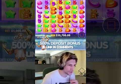 XQC MASSIVE WIN IN CASINO #slot #slots #casino #xqc