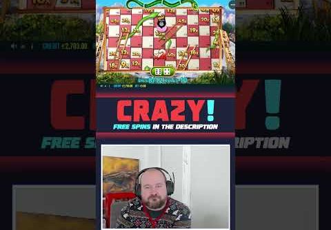 Over 1000X Big Win on SNAKES & LADDERS SNAKE EYES Slot by Jarttu84