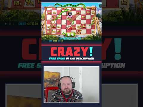 Over 1000X Big Win on SNAKES & LADDERS SNAKE EYES Slot by Jarttu84