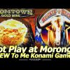 NEW Konami Slots at Morongo casino! BoomTown Gold Mine and Buckin Bucks Slots, Live Play and Bonuses