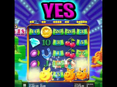 RANDOM MICHAEL GOT A MEGA BIG WIN 🔥 MAGIC PIGGY SLOT FREE SPIN BONUS‼️ #shorts