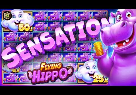 EPIC Big WIN New Online Slot 💥 Flying Hippo 💥 Pragmatic Play – All Features