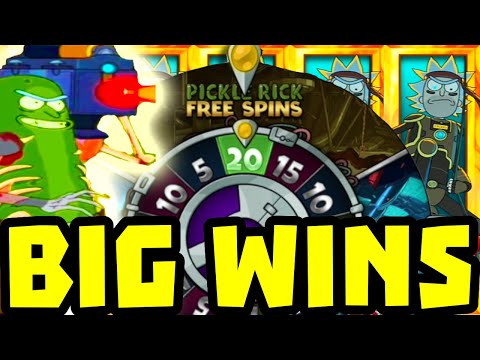 RICK AND MORTY ⚠️ MEGAWAYS SLOT BONUS BUYS MEGA BIG WINS INSANE 🔥 20 PICKLE RICK FREE SPINS OMG‼️