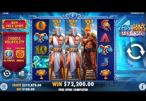 ZEUS VS HADES!! THIS SLOT GIVES HUGE PROFIT!! BIG WIN!! PRAGMATIC PLAY!! ✌️ @SLOTKINGDOM