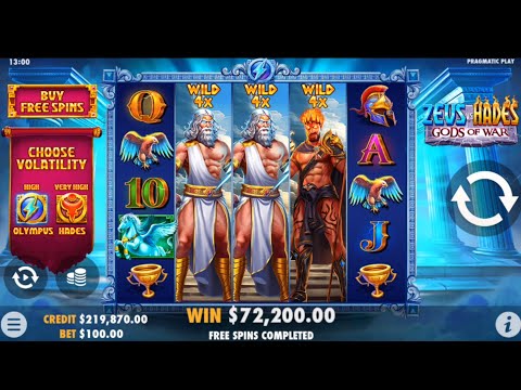 ZEUS VS HADES!! THIS SLOT GIVES HUGE PROFIT!! BIG WIN!! PRAGMATIC PLAY!! ✌️ @SLOTKINGDOM