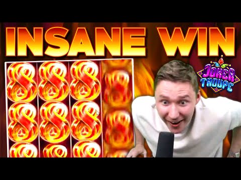 INSANE MEGA BIG WIN ON JOKER TROUPE SLOT!!!