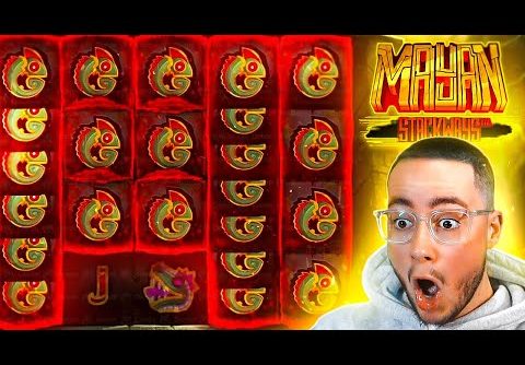 MY RECORD *2000X* WIN On MAYAN STACKWAYS!! (INCREDIBLE SLOT)