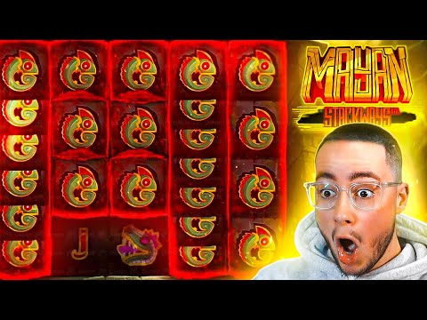 MY RECORD *2000X* WIN On MAYAN STACKWAYS!! (INCREDIBLE SLOT)