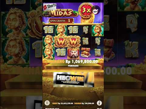 SLOT GACOR HARI INI || The Hand Of Midas || Epic moment big win #shorts #slotonline #slotgacor #slot