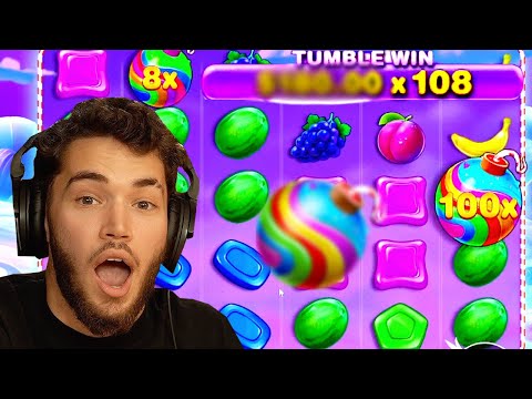 ADIN ROSS HITS THE RARE 100x MULTI ON SWEET BONANZA! (HUGE WIN!)