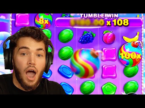 ADIN ROSS HITS THE RARE 100x MULTI ON SWEET BONANZA! (HUGE WIN!)