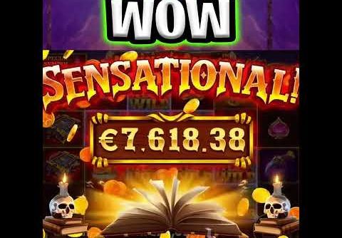 MAGICIAN SECRETS SLOT 🤑 €100 MAX BET MEGA BIG WIN OMG‼️ #shorts