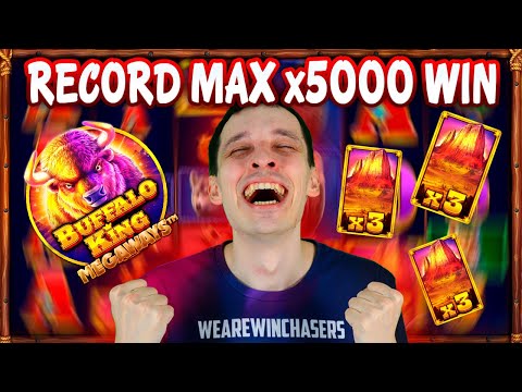 MY RECORD 🔥MAX WIN x5000 BUFFALO KING MEGAWAYS SLOT – Biggest Wins HIGHLIGHTS