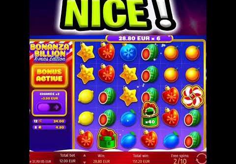 BONANZA BILLION SLOT BIG MULTIPLIER & BIG WIN #shorts