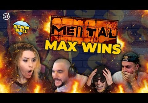 😱BIGGEST MENTAL MAX WINS EVER | NoLimit City | Big Win Wall💎