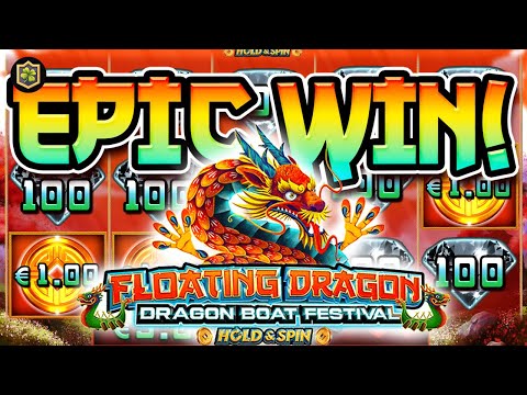 EPIC Big WIN New Online Slot 💥 Floating Dragon – Dragon Boat Festival 💥 Pragmatic and Reel Kingdom
