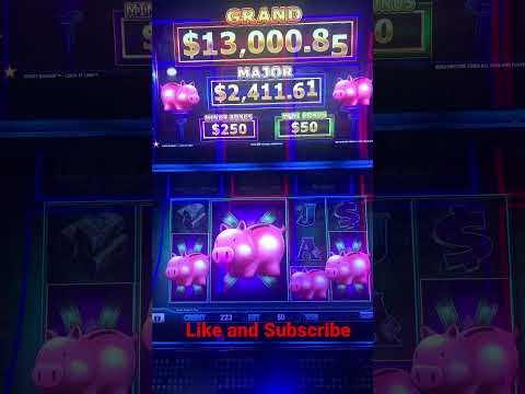 Piggies Slot Machine Bonus Big Win on 5 cents denomination!