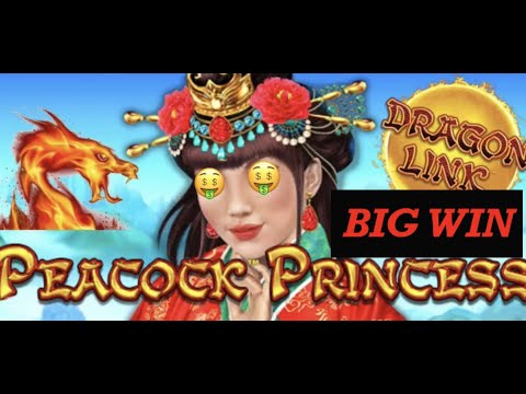 DRAGON LINK PEACOCK PRINCESS 🤑 BIG WIN 🤑 POKIE WINS SLOT MACHINE