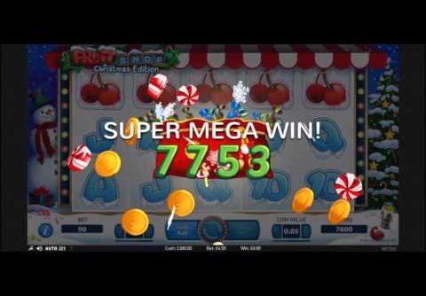 Super Big Slot Win – Fruit Shop Christmas Edition 5 of a kind cherry’s