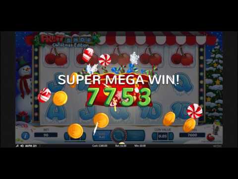 Super Big Slot Win – Fruit Shop Christmas Edition 5 of a kind cherry’s