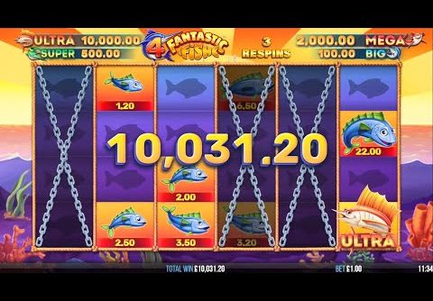 4 Fantastic Fish – Fishing Slot – BIG WIN – over 10,000 X 🐟🥳🐟