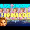 GOLDEN GODDESS SLOT BIGGEST JACKPOT insane run $100 max bets at @Yaamava #jackpot