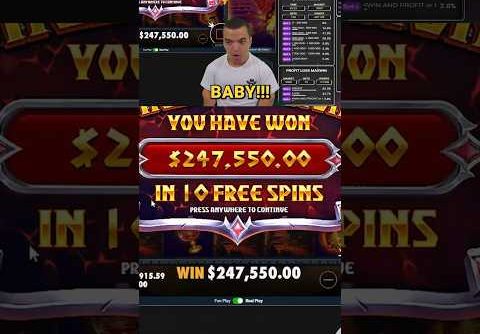 ZEUS JUICES US AN INSANE WIN!! #slots #casino #bigwin