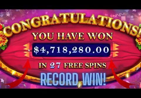 Exposed BIGGEST WIN 5 MILLION$ HOT FIESTA SLOT NEW RECORD WORLD!