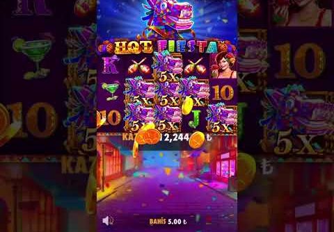 Bu Kadar 5X Gördünüz mü ? – Hot Fiesta Big Win #slot #shorts