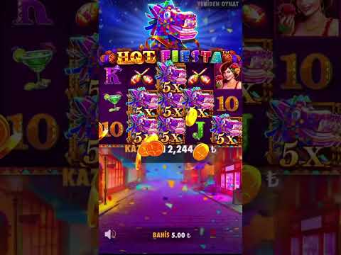 Bu Kadar 5X Gördünüz mü ? – Hot Fiesta Big Win #slot #shorts