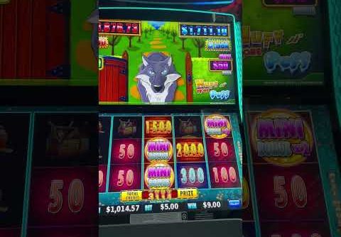 HUFF AND MORE PUFF BIG WIN #slots #casino #shorts