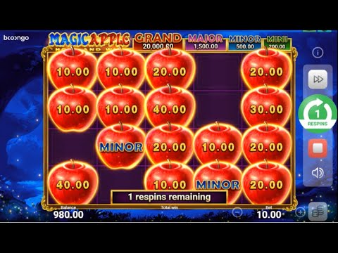 ONLINE SLOTS Magic Apple Biggest Win On A New Slot From Booongo