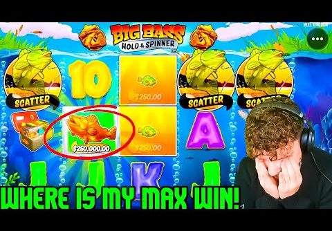 NEW BIG BASS HOLD & SPIN SLOT *MAX WIN BAIT*