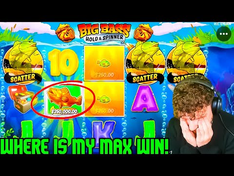 NEW BIG BASS HOLD & SPIN SLOT *MAX WIN BAIT*