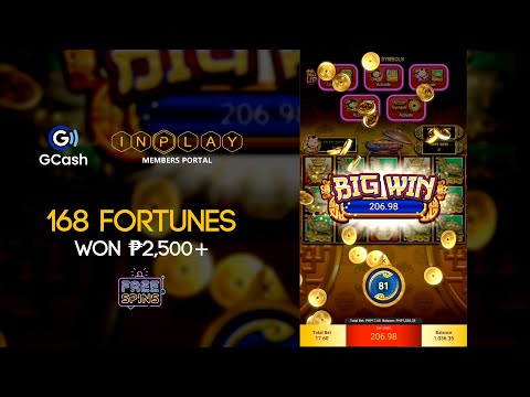 168 FORTUNES SLOT – BIG WIN!!! – GCASH-INPLAY