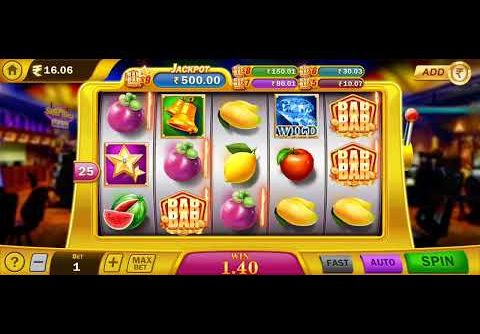 Jackpot spin slot game winning trick  big win mega win