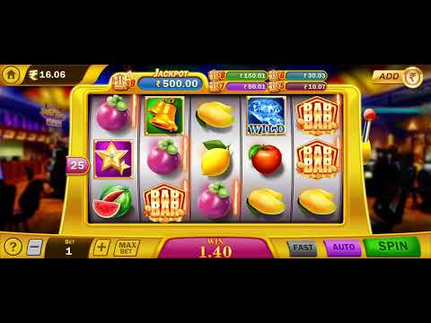 Jackpot spin slot game winning trick  big win mega win