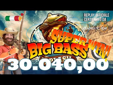 Big Bass-Big Win: 30.040€ in cassa con BIG BASS BONANZA SPLASH di Pragmatic Play