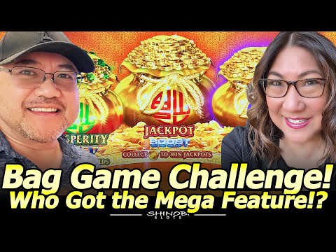 Slot Channel Showdown! Bag Game Challenge with @LoriLuckbox ! Who Gets the Mega Feature @Yaamava?