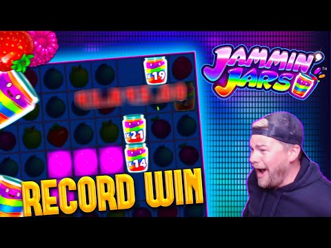 🍓 Jammin’ Jars Record Win! Fruity Slots Biggest Ever Win! 🍓