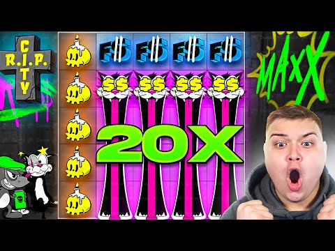 MASSIVE 1300X WIN On RIP CITY NEW SLOT!! (FIRST EVER SESSION)