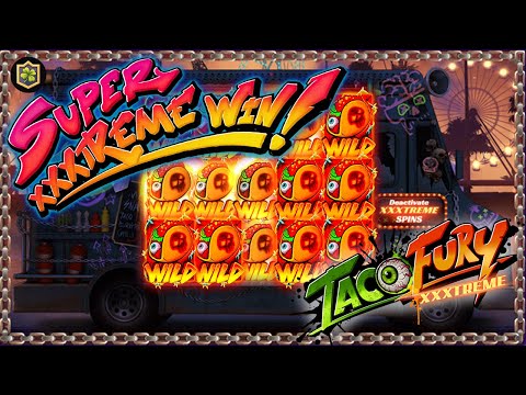 EPIC Big WIN New Online Slot 💥 Taco Fury XXXtreme 💥 NetEnt (Casino Supplier)
