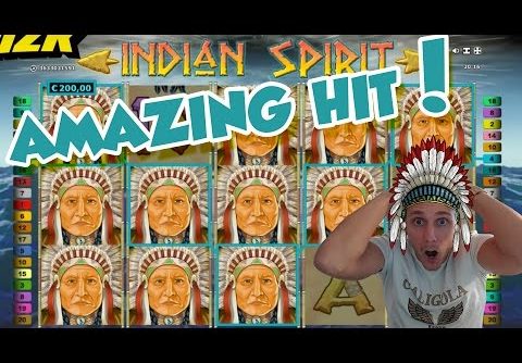 Online Slot – INDIAN SPIRIT Big Win and LIVE CASINO GAMES (Casino Slots) Huge win