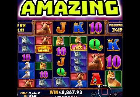 BUFFALO KING MEGAWAYS 🔥 SLOT MAX BET MEGA BIG WIN BONUS OMG YOU HAVE TO SEE THIS JACKPOT‼️ #shorts