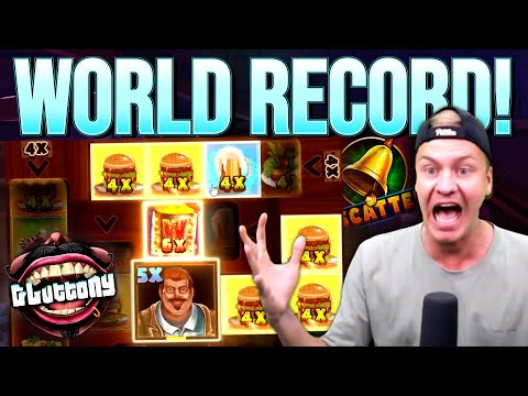 WORLD RECORD WIN ON NEW GLUTTONY SLOT!!! (Release Day)