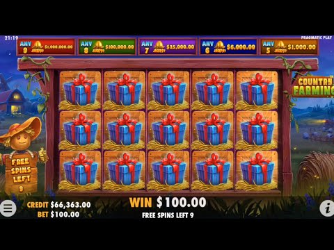 COUNTRY FARMING!! BRAND NEW SLOT!! MAX BET BONUS!! MEGA BIG WIN!! PRAGMATIC PLAY ✌️ @SLOTKINGDOM